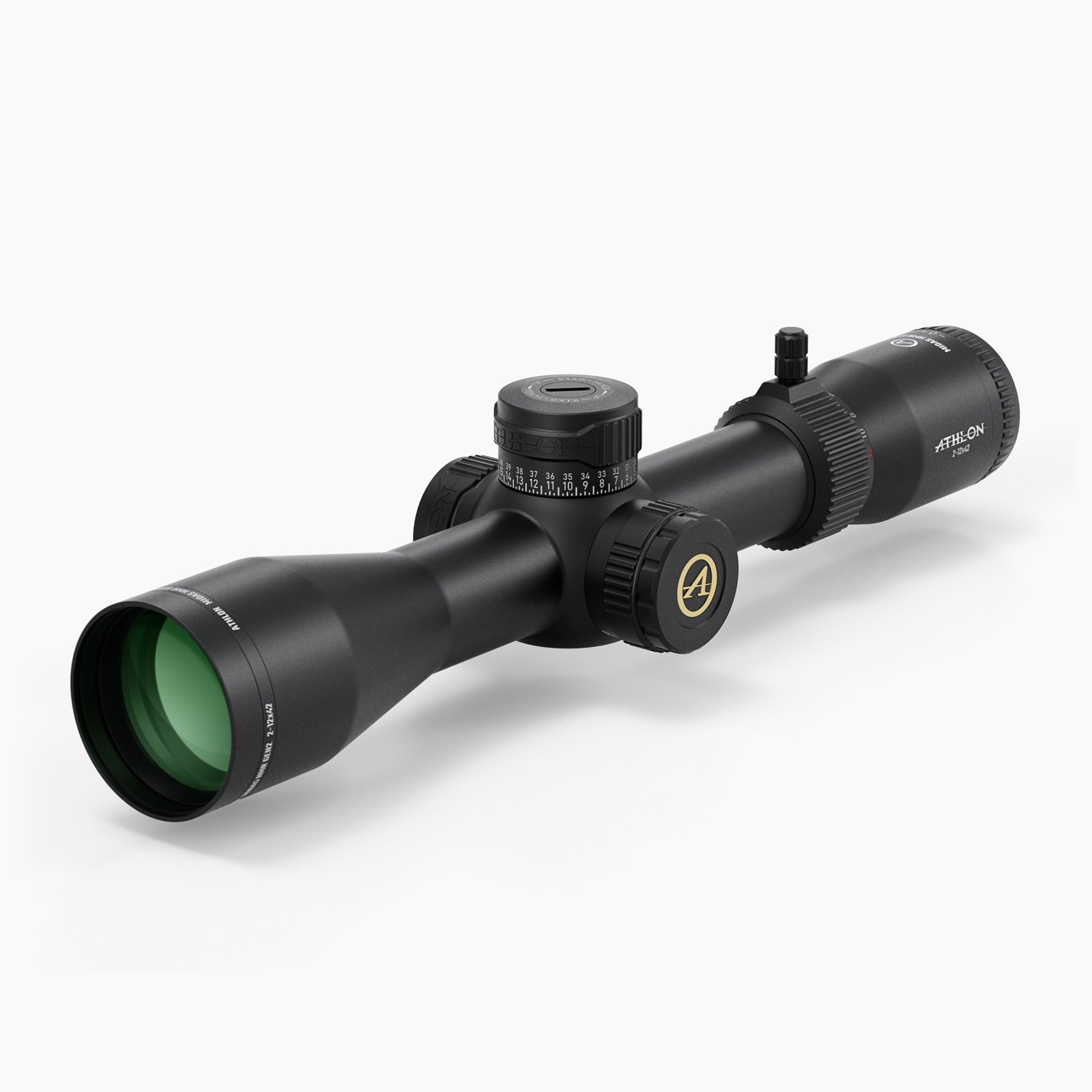 Buy Athlon Optics Midas HMR G2 2.5-12x42 SFP Illuminated MOA 30mm Scope online