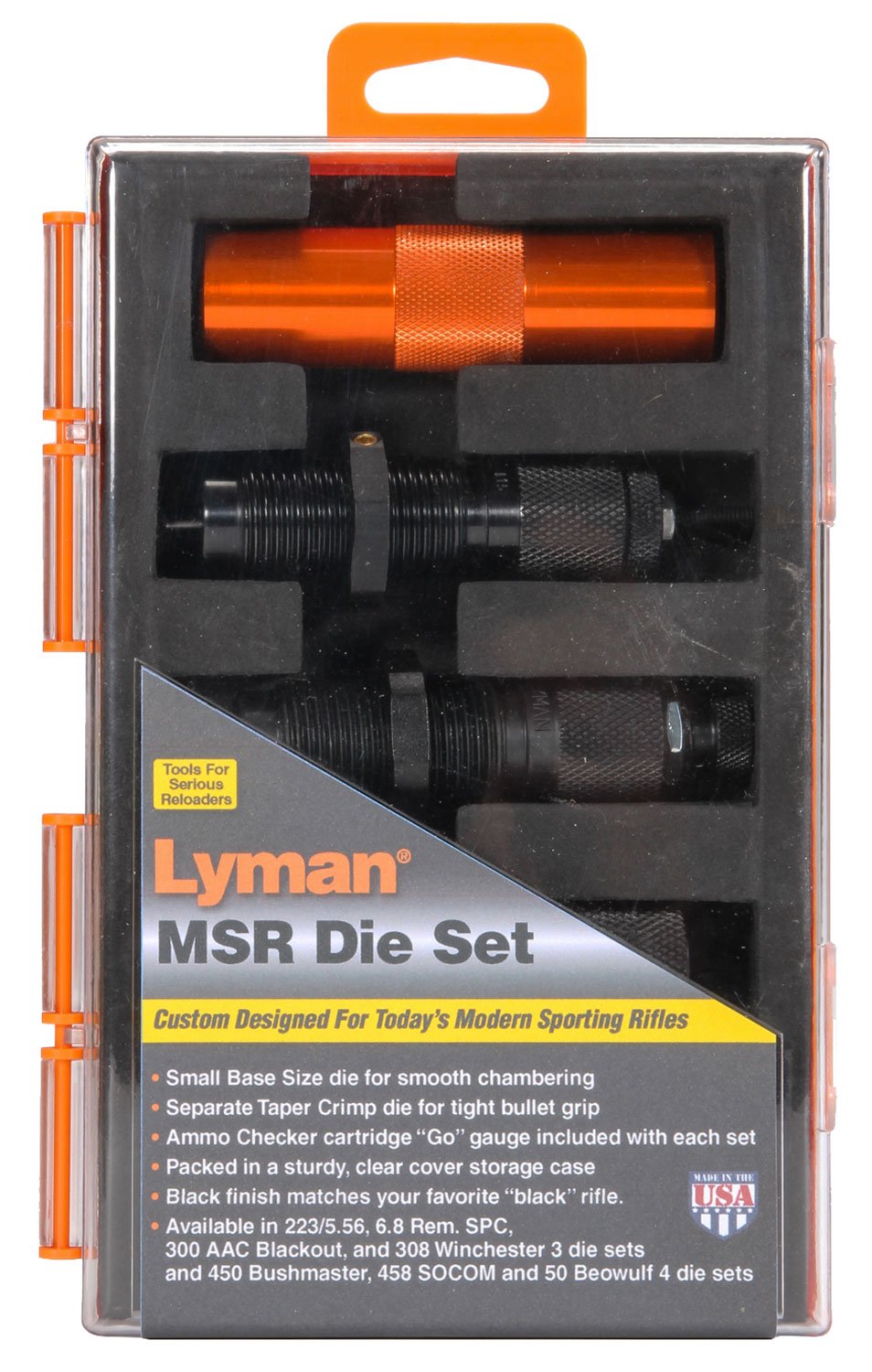 Lyman MSR Precision Die System 458 SOCOM BUSHMASTER Dies - Lyman - 458 SOCOM BUSHMASTER