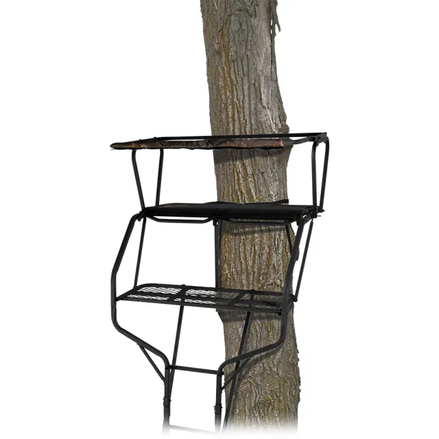 Big Game BGM-LS4860 Guardian XLT 18' 2-Man Ladder Stand, Steel, 500 lbs - Big Game Tree Stands