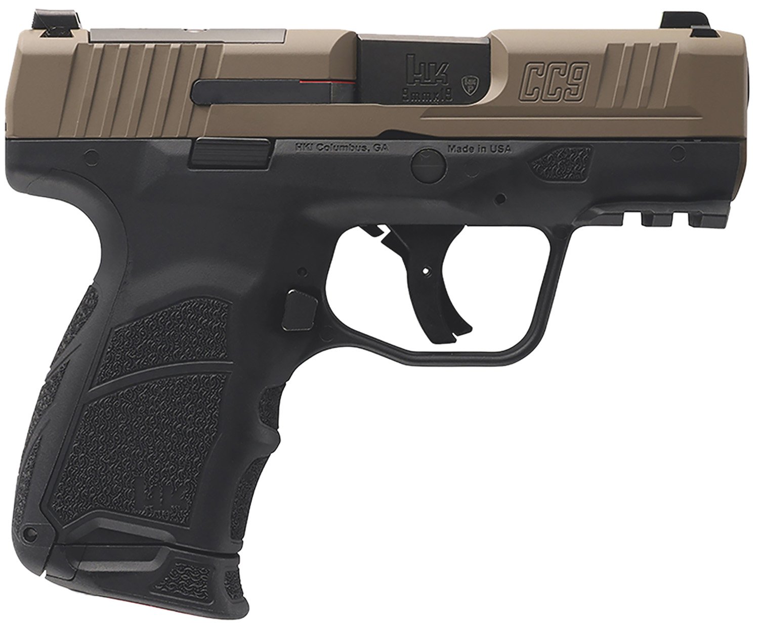 HK 81001192 PI CC9 H267 9MM OR 1X10R 1X12R FDE - HK - 9mm Luger