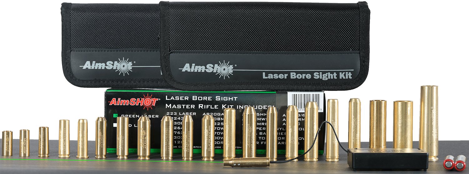 AimShot KTMASTER2GRN Multi-Caliber Green Laser Bore Sight Kit - AimShot - Multi
