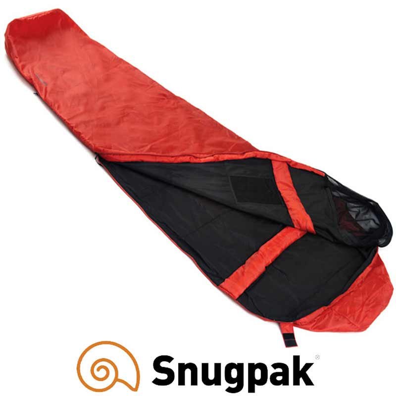 Snugpak Travelpak 1 WGTE Flame Lightweight Packable Sleeping Bag - Snugpak