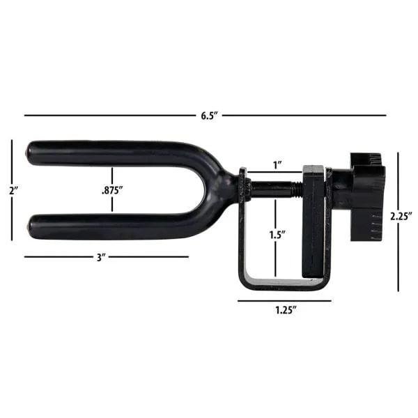 Summit Treestands SU85134: All-Metal Universal Bow Holder, Black, Noise-Free, Durable - Summit Tree Stands