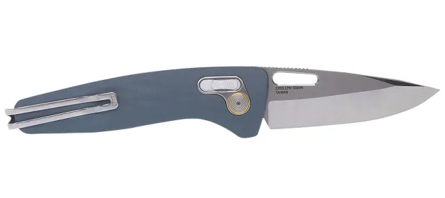 SOG One-Zero XR 12-73-04-57 Smoke Gray Aluminum S35VN Blade 3.10 In - SOG