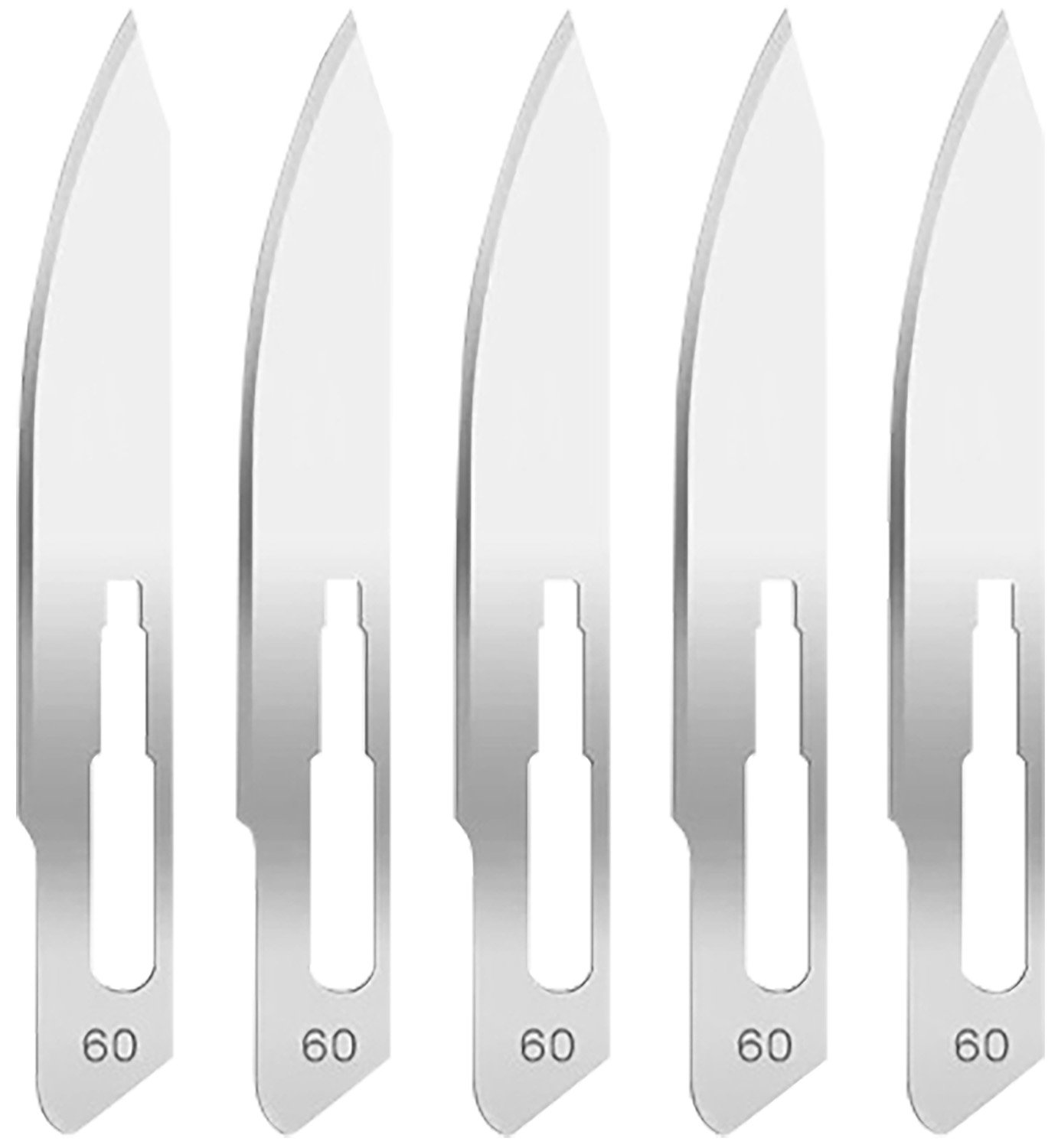 Hogue 35886 Expel Replacement Blades High Carbon Steel Blade #60 5 Blades - Hogue