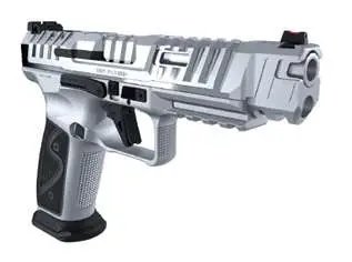 CANIK SFx RIVAL-S Pistol - Chrome 9mm 5" Barrel 18rd Mag Optic Cut - Century Arms - 9mm