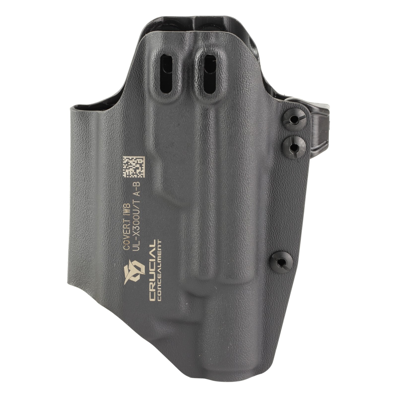 Crucial Concealment 1401 Universal Light Holster Adjustable Black - Crucial Concealment