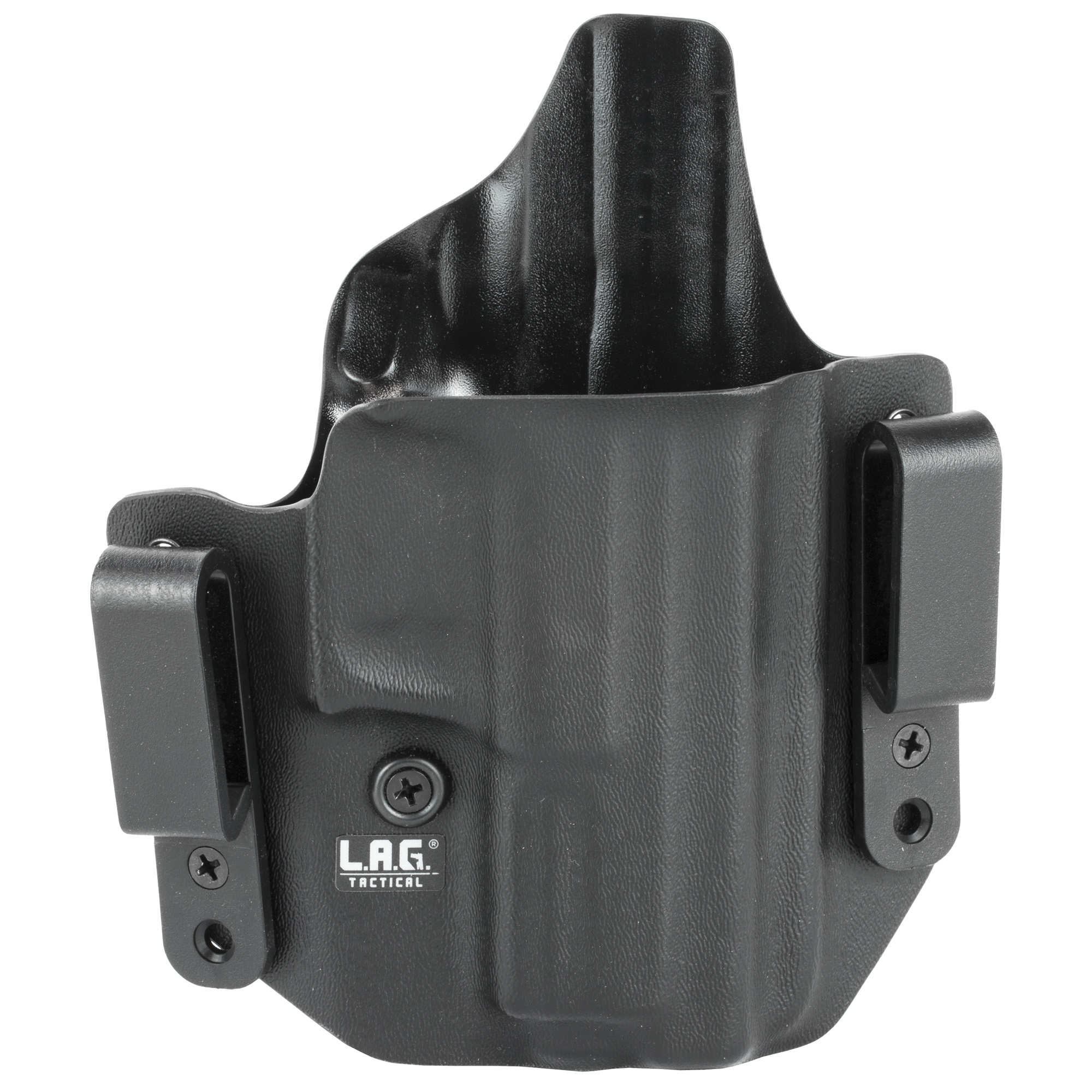 L.A.G. Tactical 3010 Defender Kydex OWB/IWB Right-Hand Black - L.A.G. Tactical, Inc.