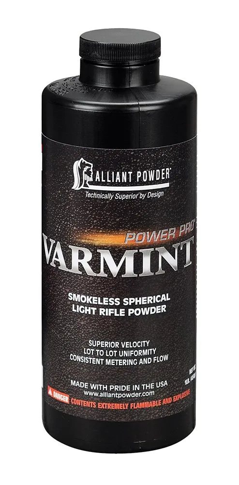 Alliant Powder Power Pro Varmint 1lb Smokeless Spherical Light Rifle Powder for Efficient Varmint Loads
