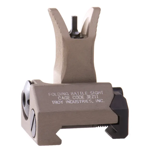 Buy Troy SSIG-FBS-FMFT-00 Flip-Up Front Sight 1.34" Aluminum Dark Earth online