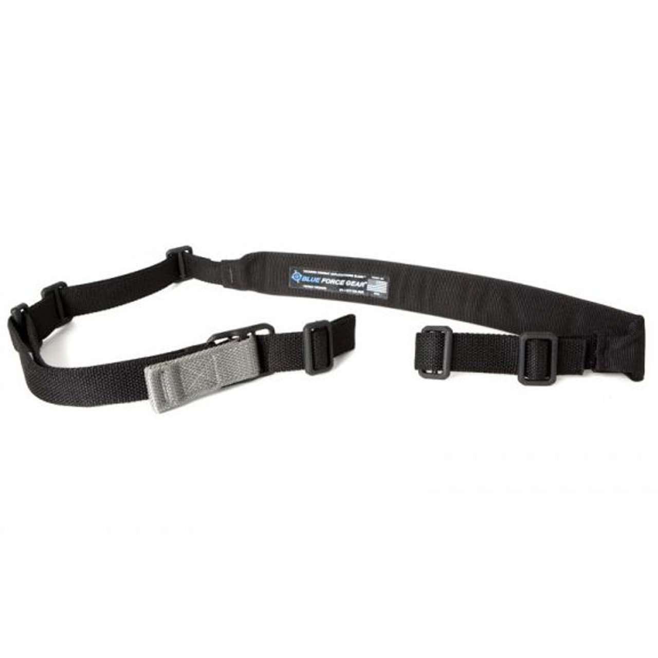 Blue Force Gear VCAS-PB-200-AA-BK Padded 2-Point Sling, 54" Black - Blue Force Gear