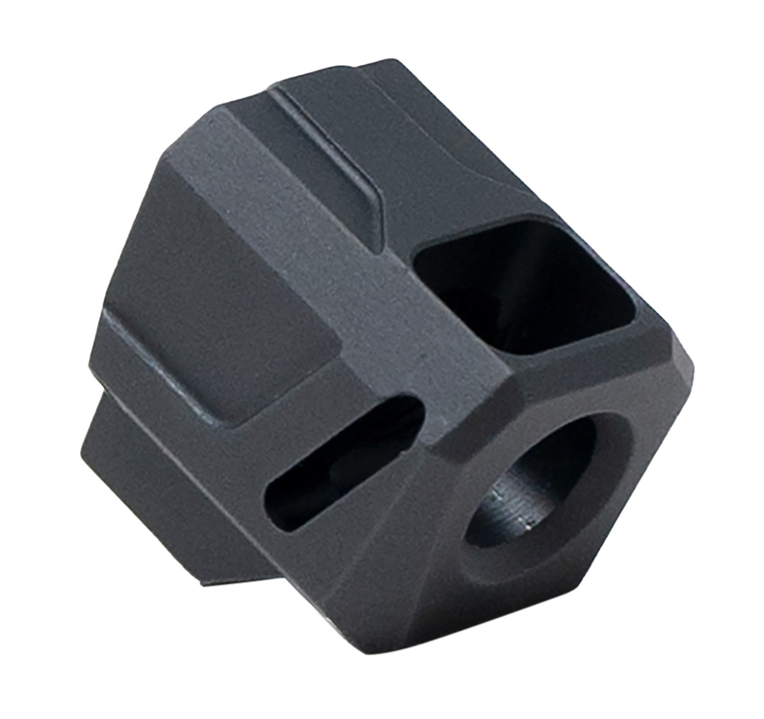 Faxon Firearms FFPACOMPSSMP01 EXOS-524 9mm Compensator 1/2"x28 Aluminum - Faxon Firearms - 9mm Luger (9x19 Parabellum)