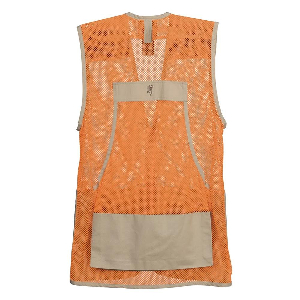 Browning 3051030204 Upland Dove Hunting Vest Blaze XL, Mesh, Cotton/Poly - Browning