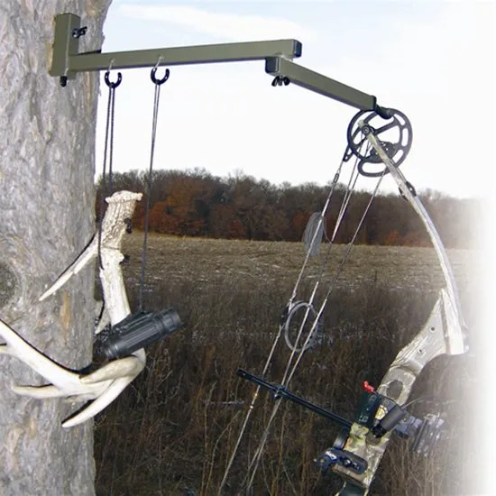 HME Better Bow Hanger - Unique Mounting System, 16.75" Length, Brown - DNZ Products