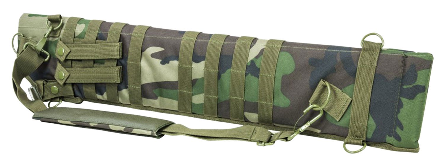 Buy NcStar CVSCB2917WC VISM Shotgun Scabbard Woodland Camo 29"-34.75" 600D PVC online
