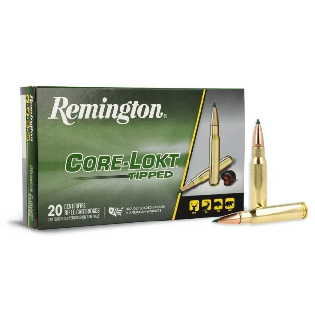 Remington Core-Lokt Tipped 308 Win 165 gr 20 Per Box 29044 - Remington Arms Company, LLC - 308 Win