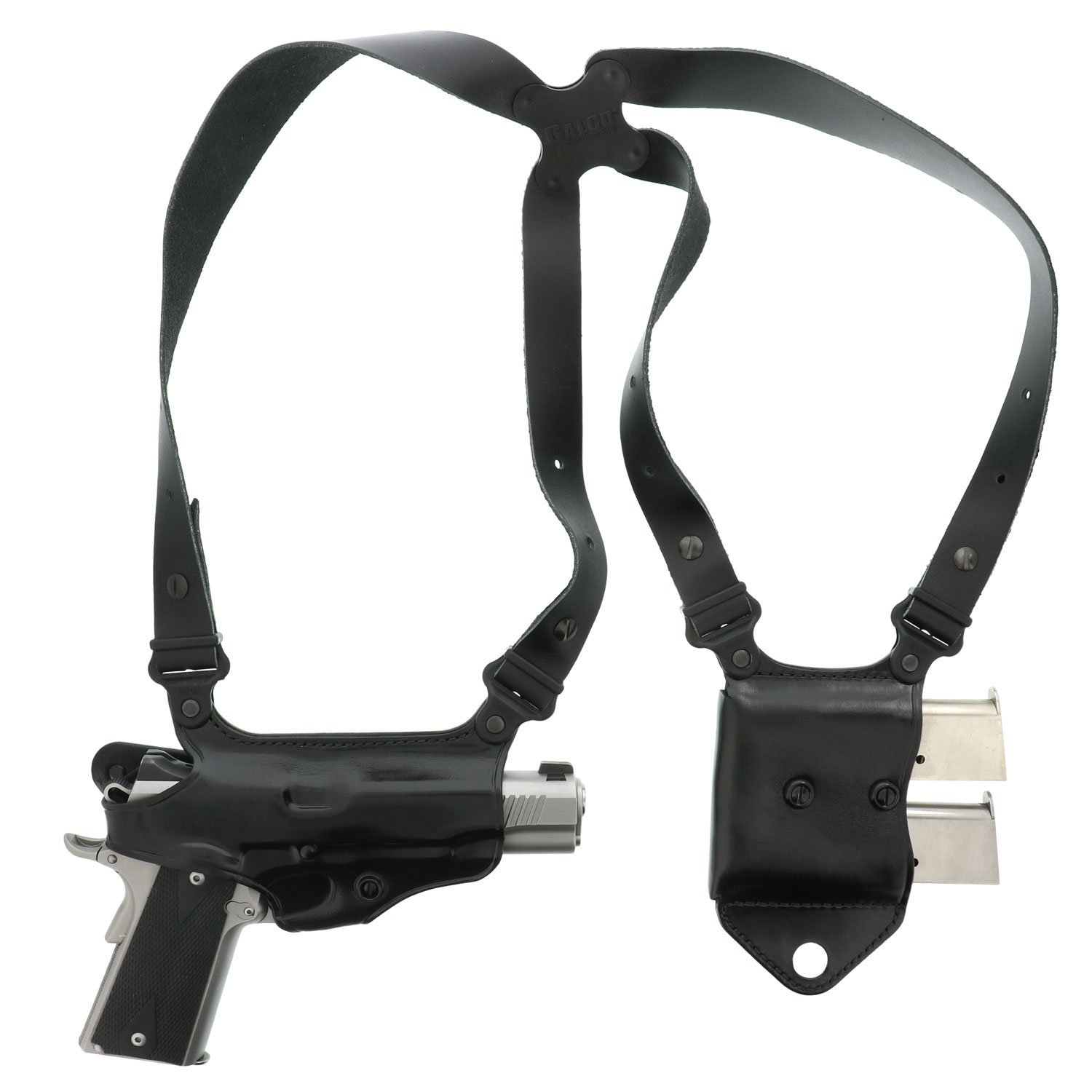 Buy Galco MCII212B Miami Classic II Shoulder Holster Black Leather 1911 Right online