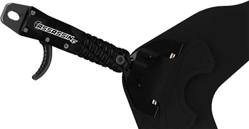 T.R.U. Ball Archery Bone Collector Assassin Release Velcro BLK LG BC-AV-BKL - TRU Ball