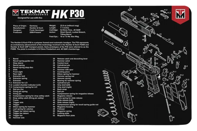 Buy TekMat TEKR17HKP30 Cleaning Mat 11x17" Black/White online