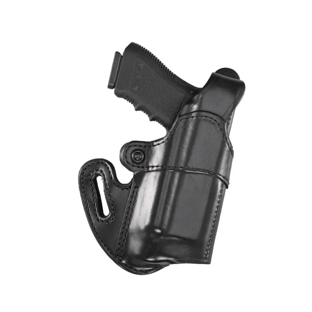 Aker Leather Nightguard Holster Right Hand Black Leather - Aker Leather