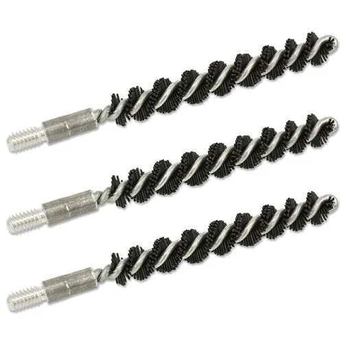 Bore Tech 3/PK NYLON RIFLE BRUSH .25 CAL / 6.5MM 8/32 M THR