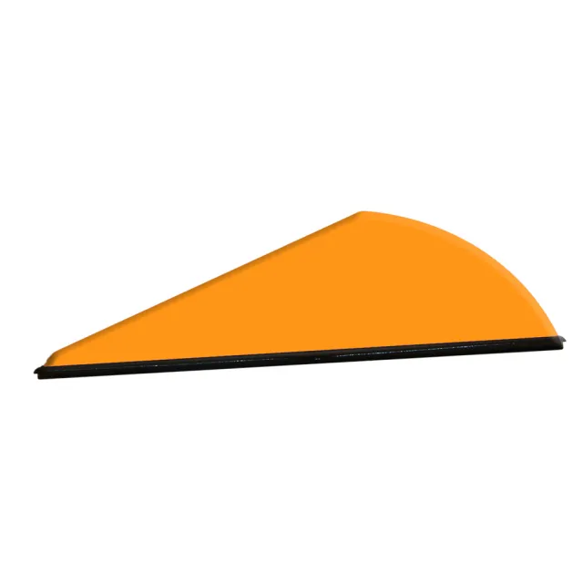 Q2i Q01044 Rapt-X Vanes Neon Orange 100pk, High-Profile, 2" Length - Q2i