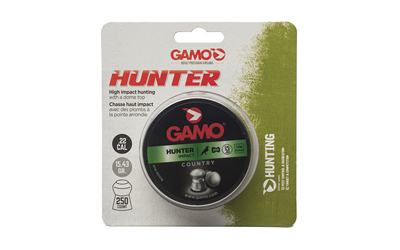 Buy Gamo Hunter .22 Caliber Round Nose Pellets, 250 Count, 15.43 Gr Weight, Model 6320525BL54 online