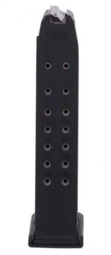American Tactical Inc ATIMG1715 ATI GSG-9 Magazine 9mm 15 Black Polymer Fits GSG-9 "Glock Style" BLACK
