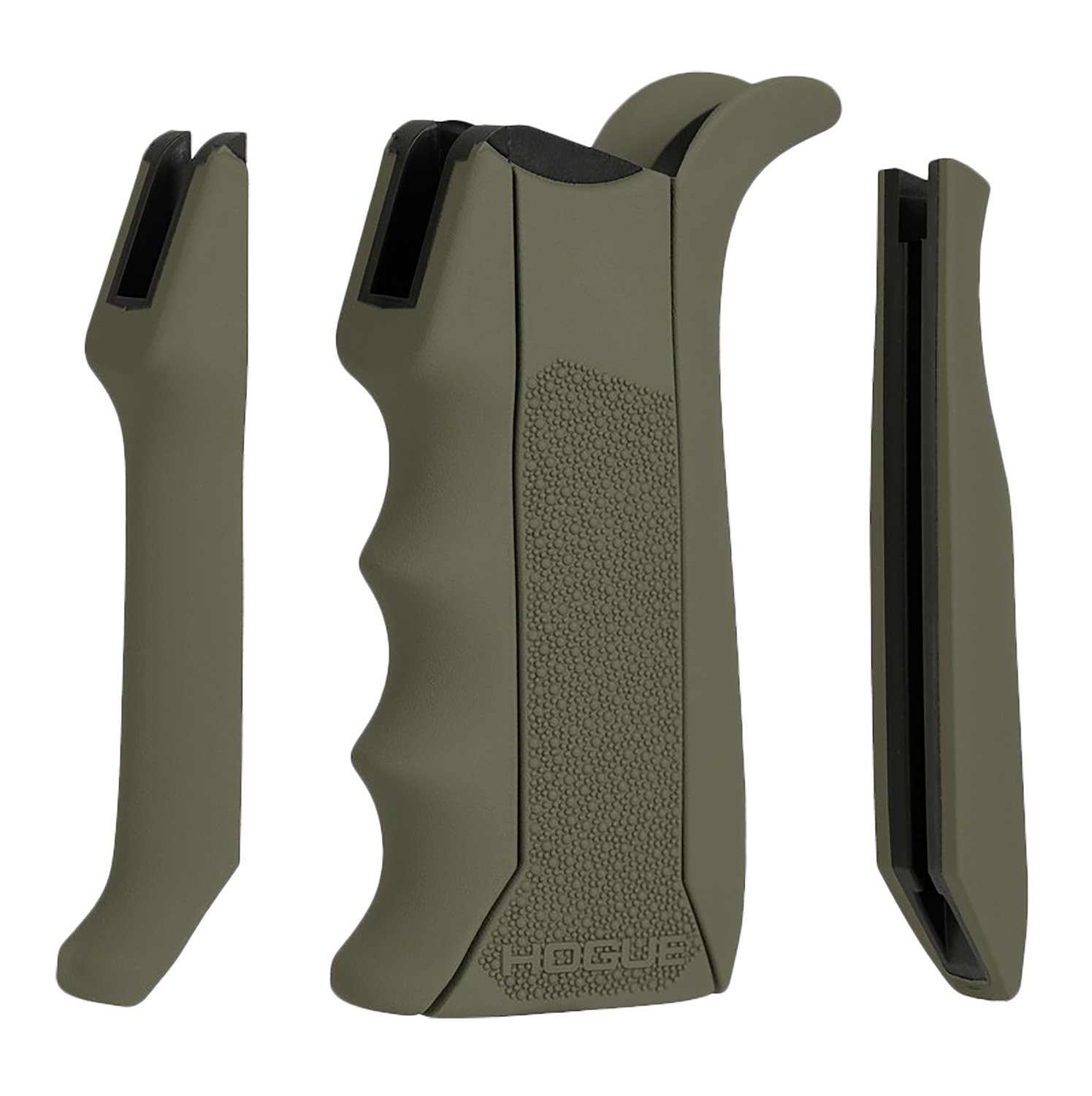 Hogue 13041 OD Green Rubber Pistol Grip AR-15/M16 with Finger Grooves - Hogue