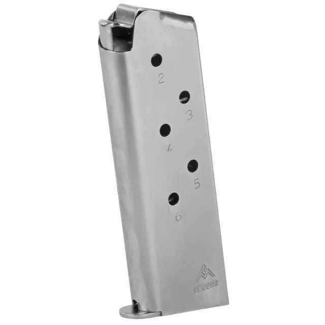 Buy Mec-Gar USA 1911 Officer .45 ACP 6-Round Nickel Magazine online