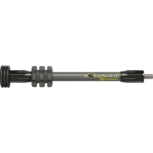 Bee Stinger MHX08GY MicroHex Stabilizer Grey 8" Stainless Steel - Bee Stinger