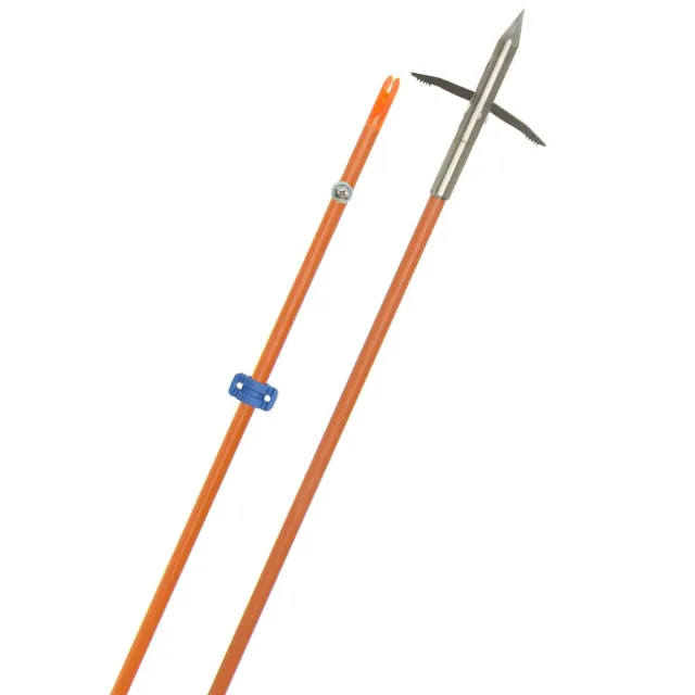 Fin Finder 13183 Raider Pro Bowfishing Arrow Orange Kraken Point 32" - Fin-Finder