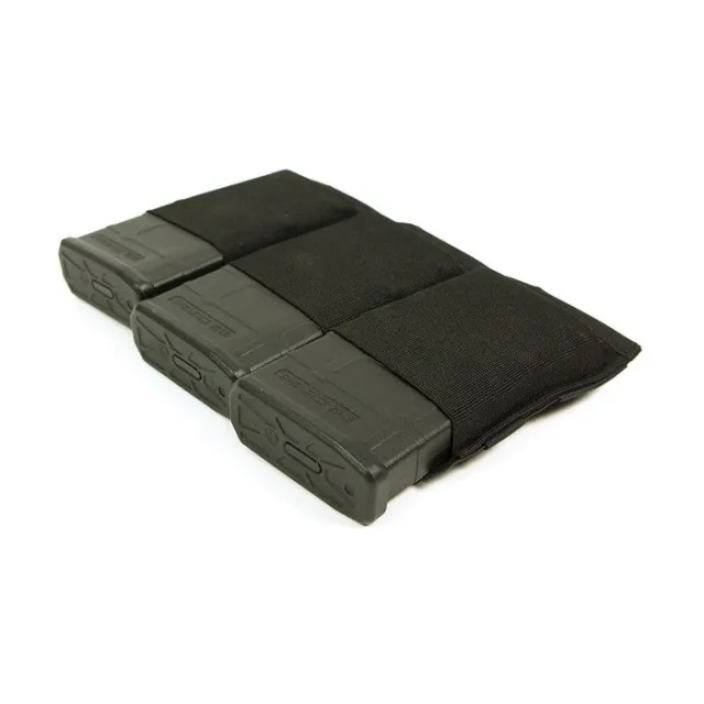 Blue Force Gear HW-TSP-SR25-3-BK 308 WIN Triple Mag Pouch Black - Blue Force Gear - 308 WINCHESTER