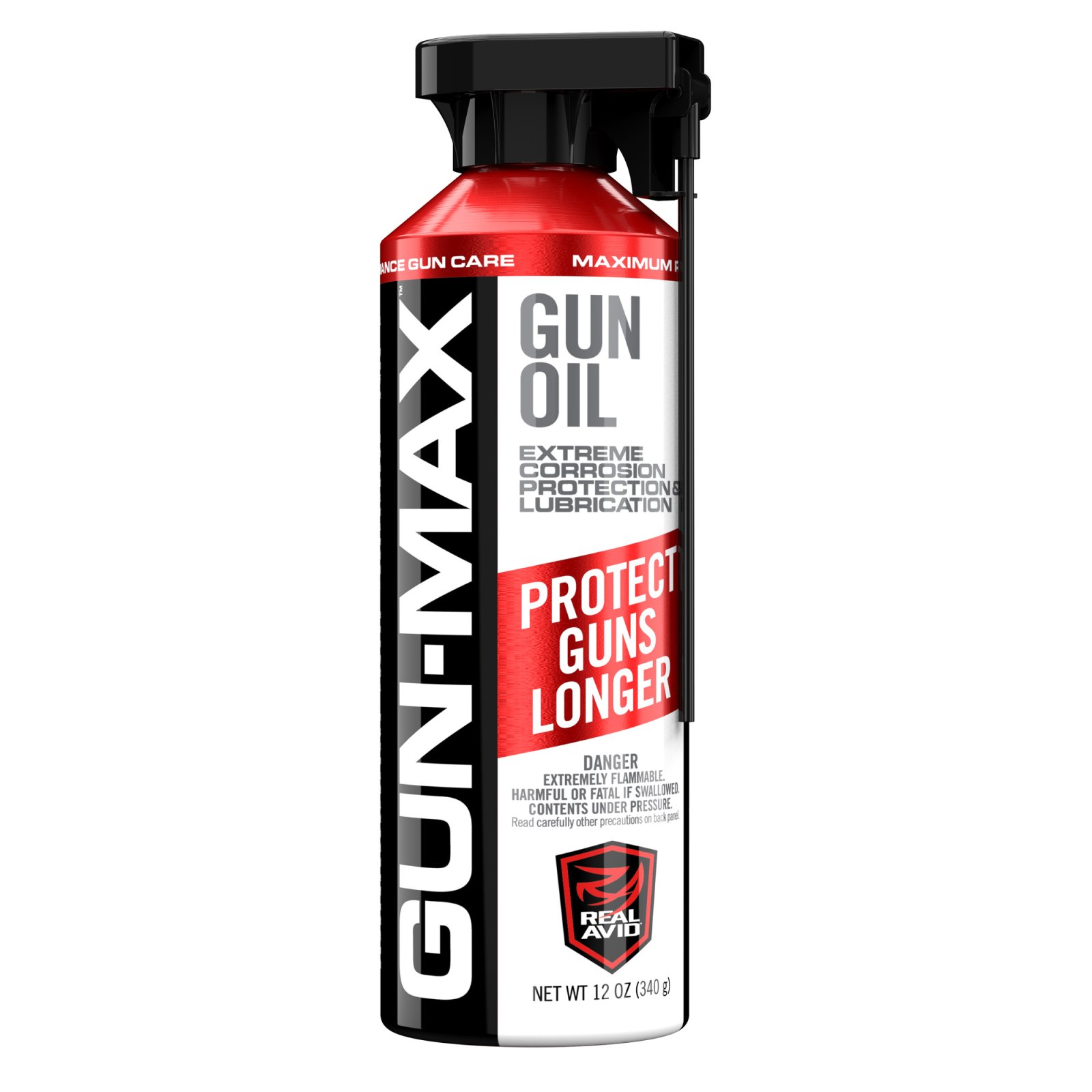Buy Real Avid AVMLP12A Gun-Max 12oz Aerosol Gun Oil Cleans/Lubricates/Protects online