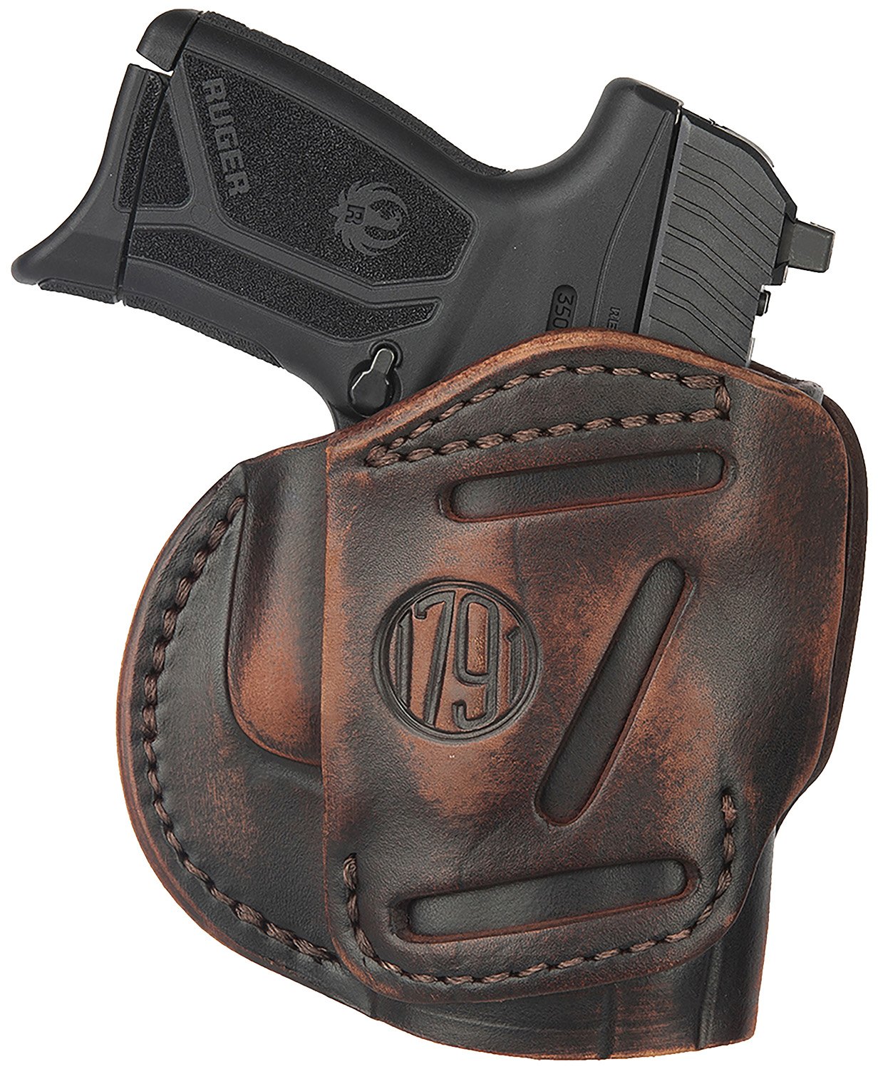 1791 Gunleather 3WH4VTGA 3-Way Leather Holster, Ambidextrous, Size 04 - 1791 Gunleather