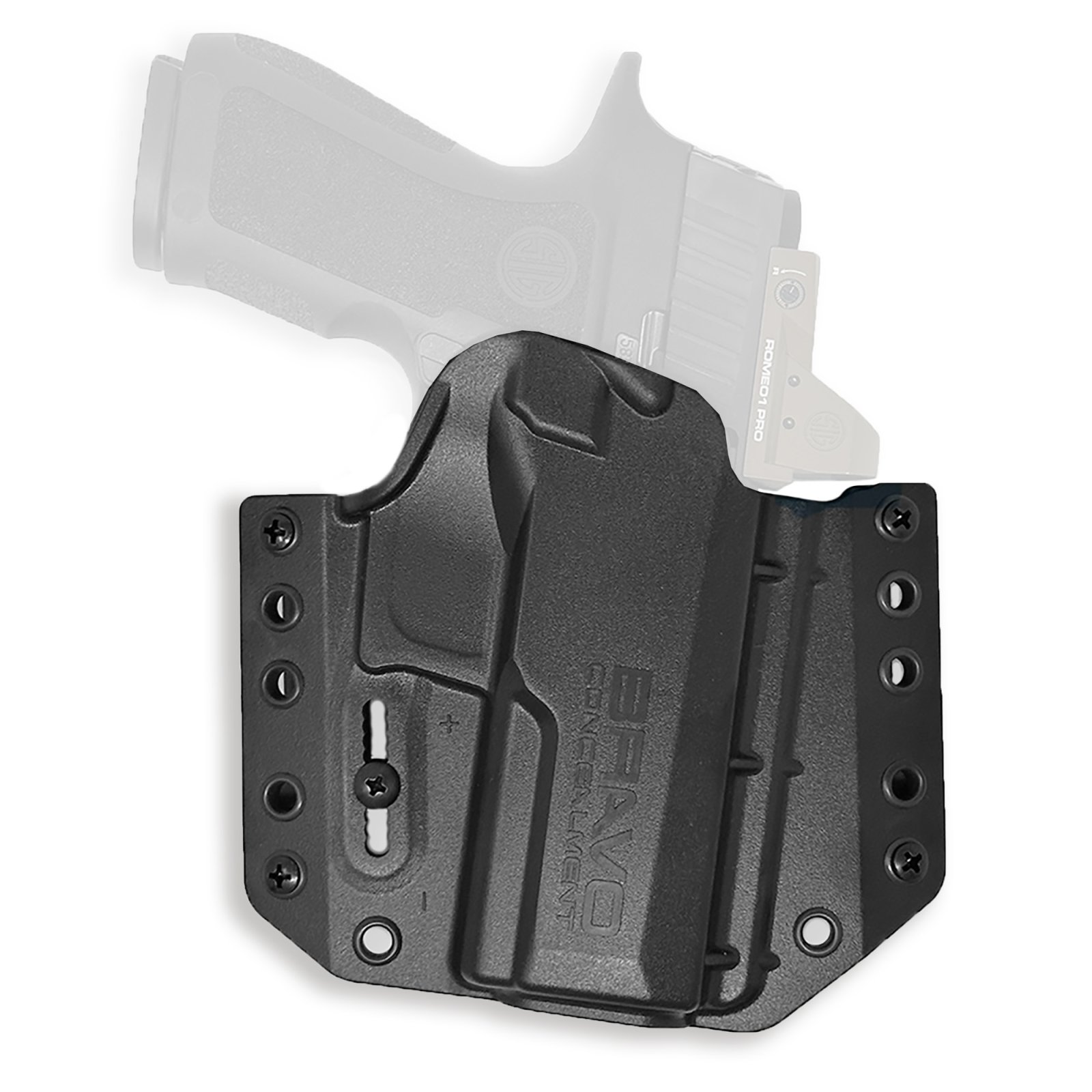 Bravo Company Manufacturing BCA Holster P320 9mm/40 1.5 In Matte Black - Bravo Company Manufacturing