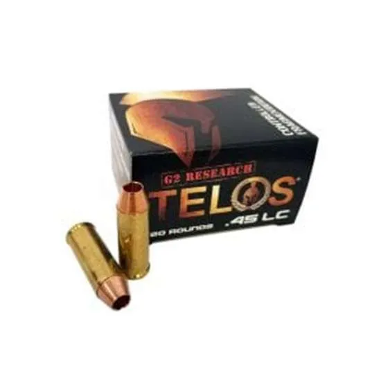 Amend2 G2R Telos 45LC 160GR Copper Bullet 20RD Controlled Fragmentation - Amend2