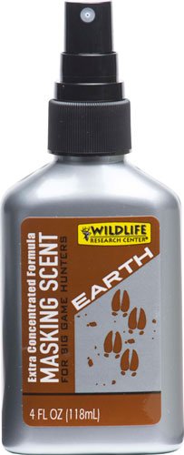 Wildlife Research 534-4 Earth Scent Masking Spray, 4oz, Pack of 4 - Wildlife Research Center