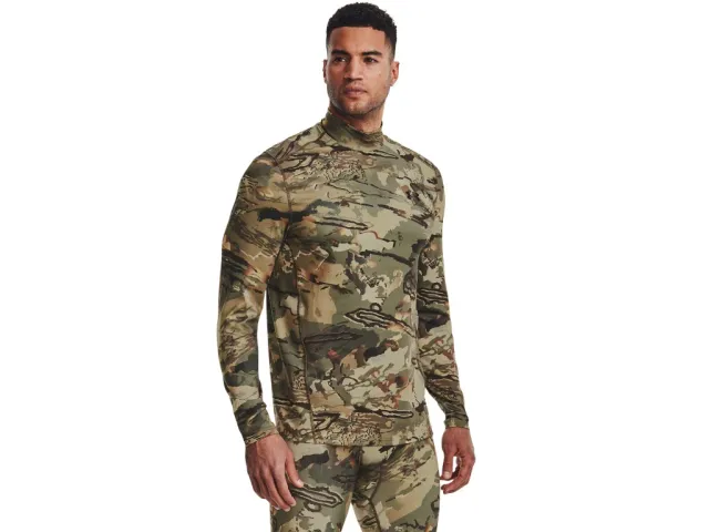 Under Armour ColdGear Infrared Camo Mock Long Sleeve SM