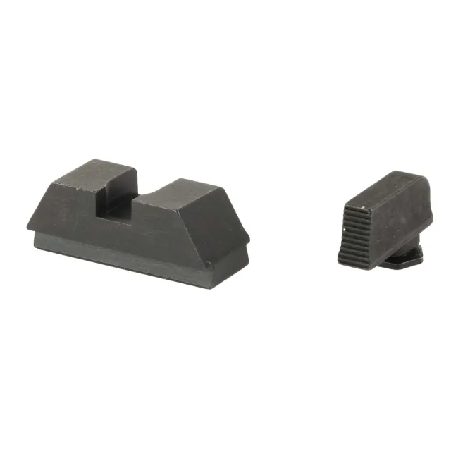 AmeriGlo GL-453 Handgun Sight Set for Glock .295 Rear .220 Front Black - AmeriGlo