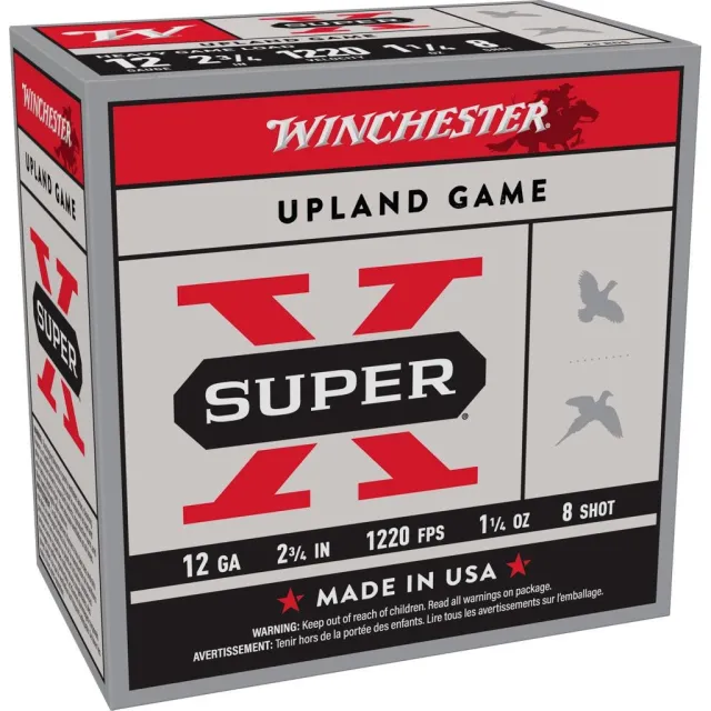 Winchester XU12SP8 12 Gauge 2.75 in 1 1/4 oz #8 Shot 25 Rounds - Winchester - 12 Gauge