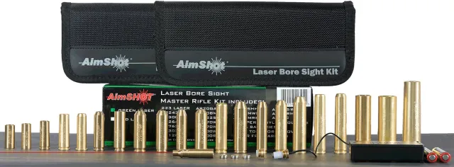 Buy AimShot KTMASTER2RED Multi-Caliber Bore Sight Kit with Red Laser 650nM online