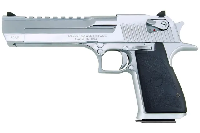 Magnum Research Desert Eagle Mark XIX Handgun 50AE 7rd 6 Barrel Polished Chrome **BLEM