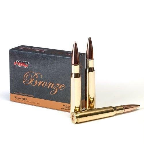 Buy PMC 50A Bronze .50 BMG 660GR FMJ BT 10 Rounds 3,080 FPS online