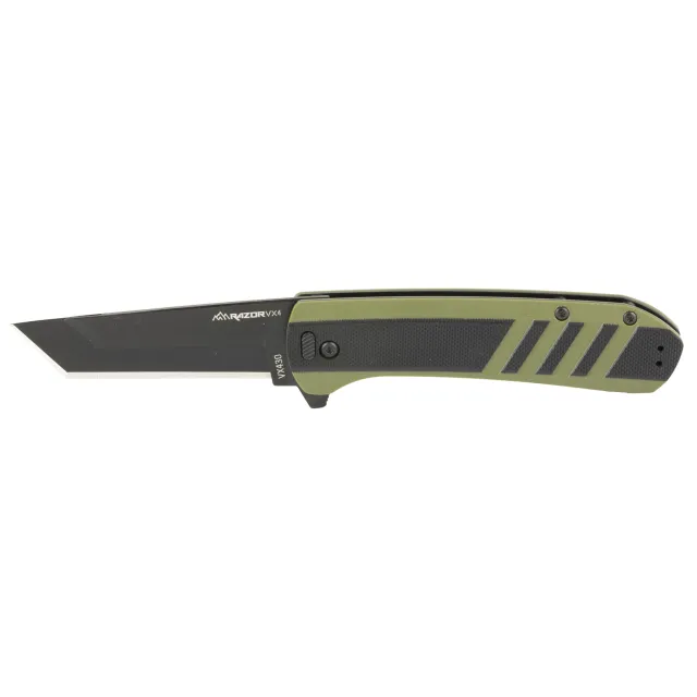 Buy Outdoor Edge VX430BC Razor VX4 3.0" Black/Green G10 Knife online