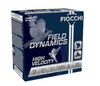 Fiocchi 12HV5 High Velocity 12 Gauge 2.75" 1.25 oz. #5 Shotgun Shells - Fiocchi - 12 Gauge