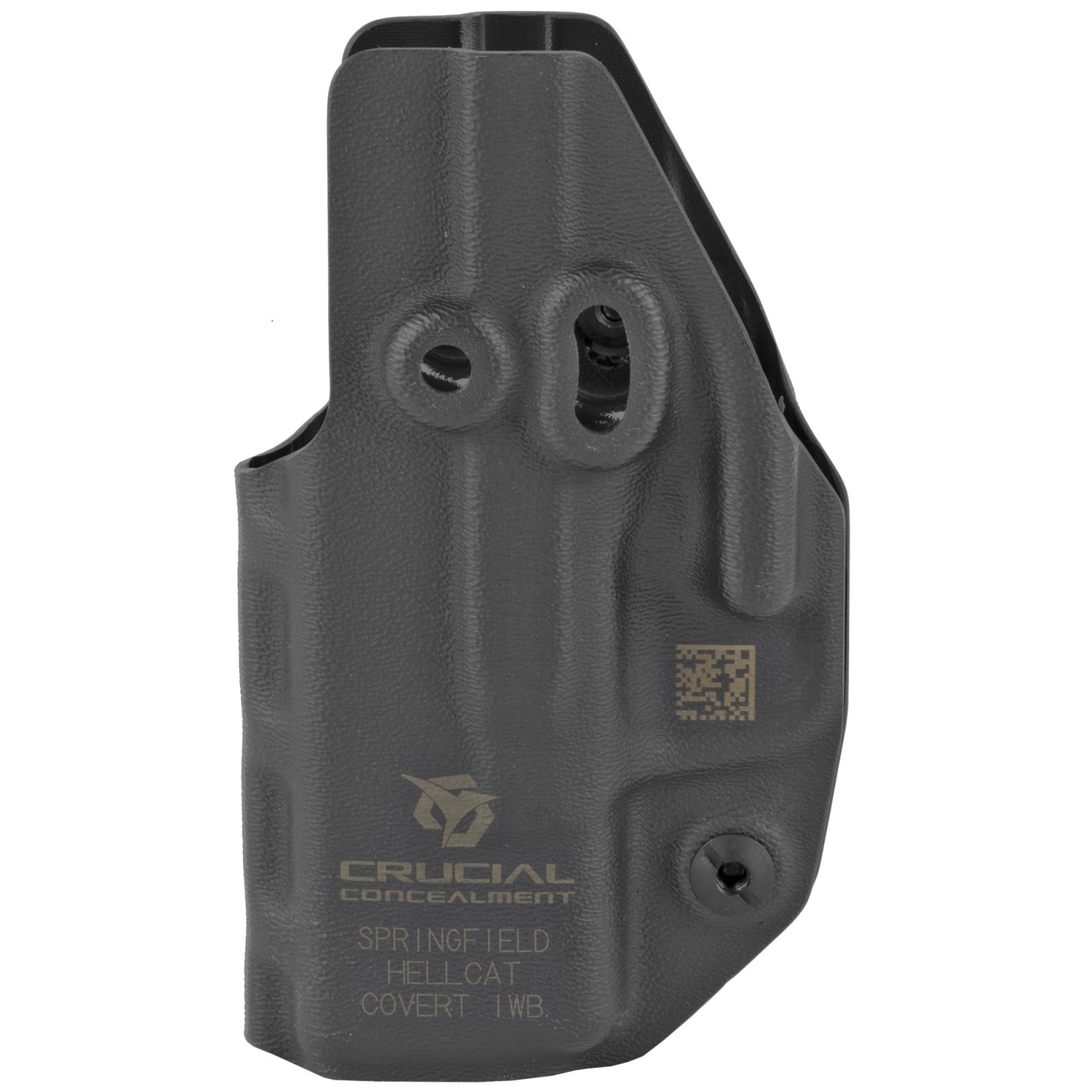 Buy Crucial Concealment 1112 Covert IWB Black Kydex Paper Fits Springfield... online