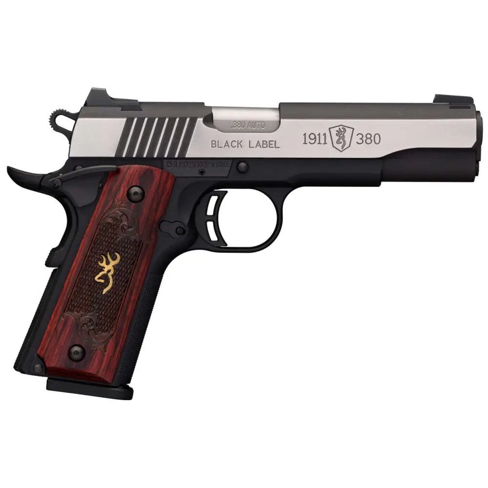 Browning 1911-380 Black Label Medallion Pro 380 ACP 4.25 in Matte 8 Round - Browning - 380 ACP