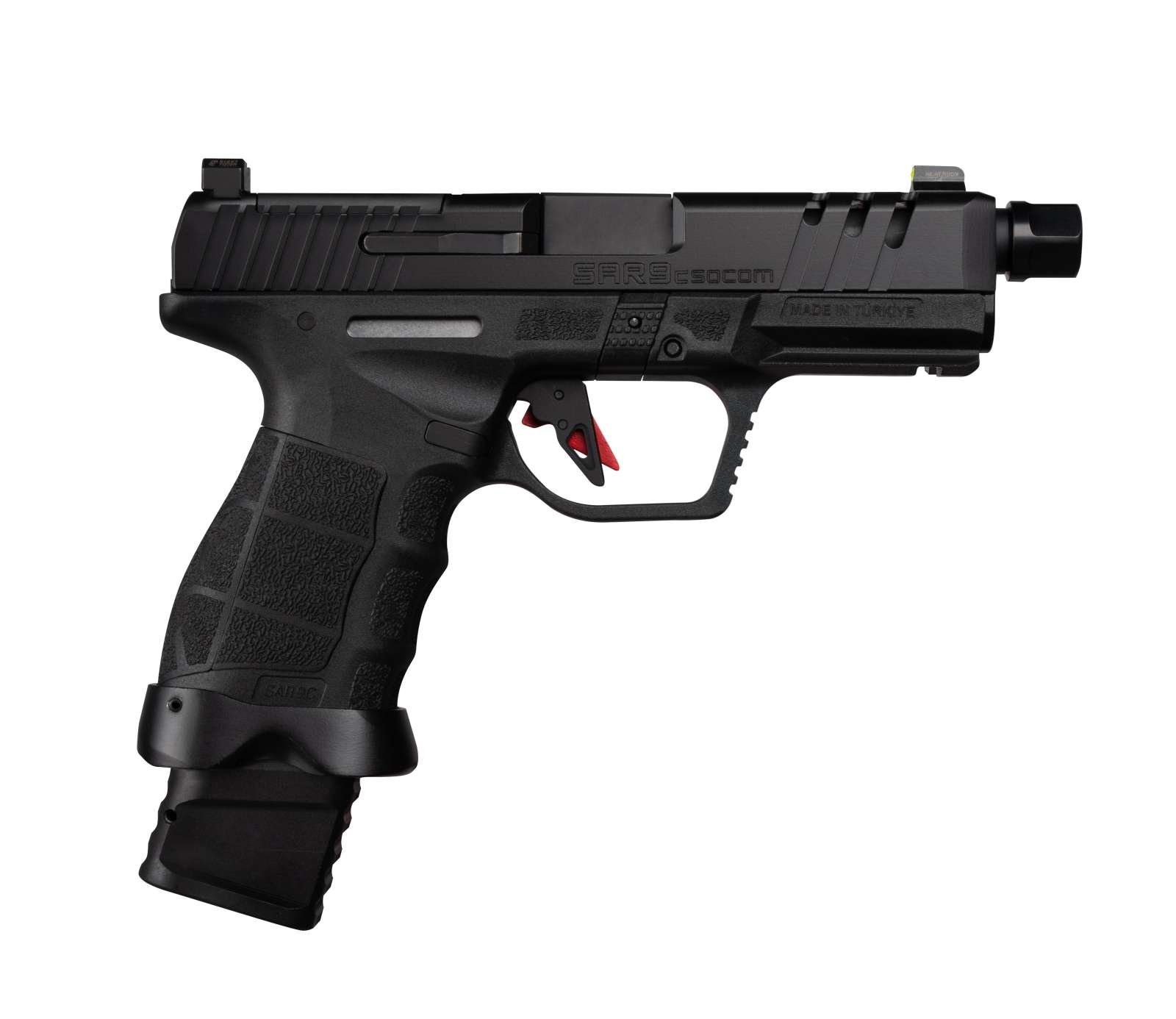SAR USA SAR9CSOCOMBL 9mm Luger 15+1/21+1 SOCOM Compact Striker Fire - SAR USA - 9mm