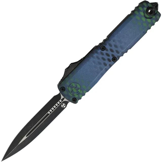 Microtech UTX-70 G4 2.5 In D/E Blue ALU HNDL X-51 Signature Series - MICROTECH